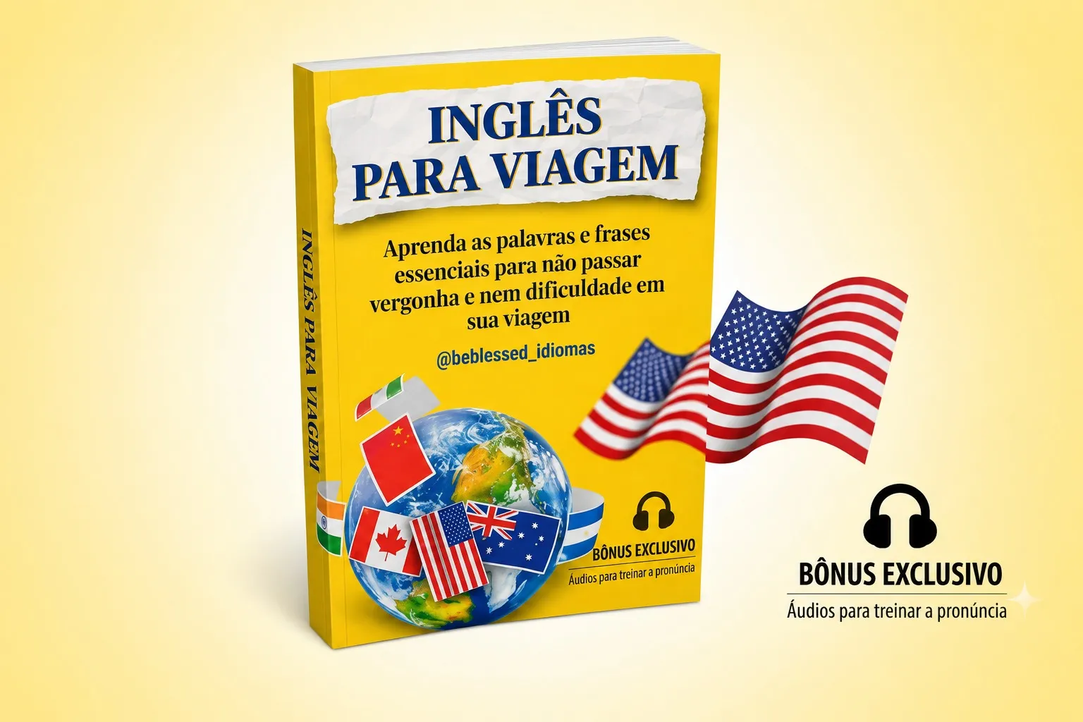 Capa do guia Inglês para Viagem
